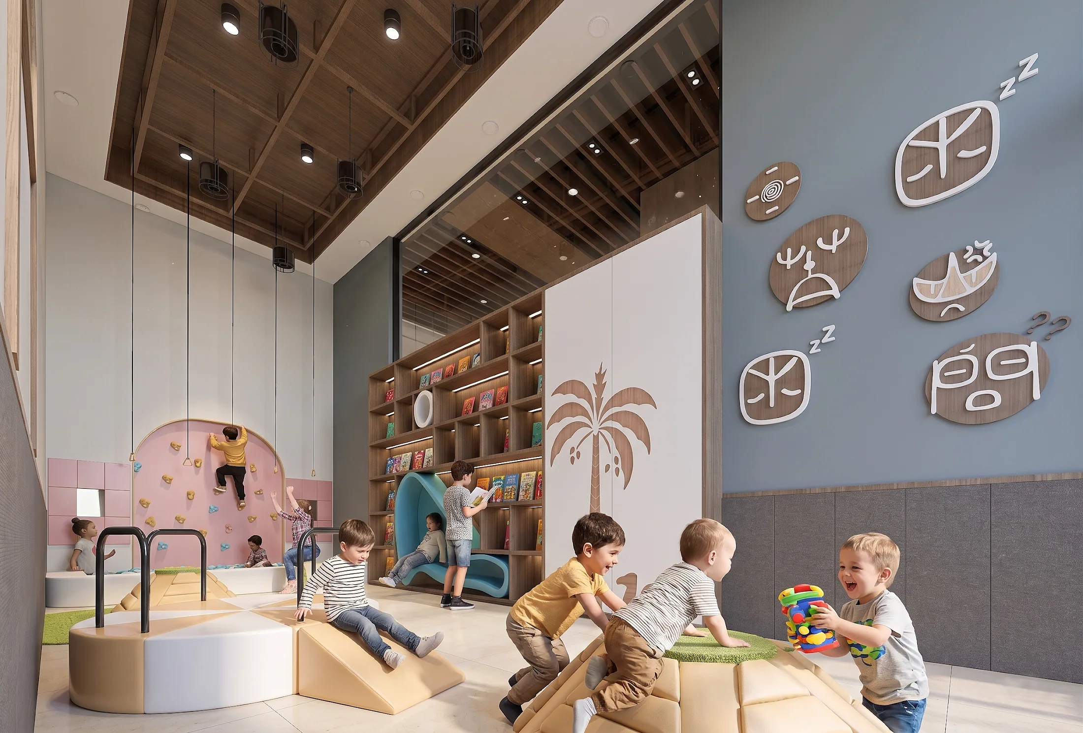 Children's crèche render at ANANTARA WORLD