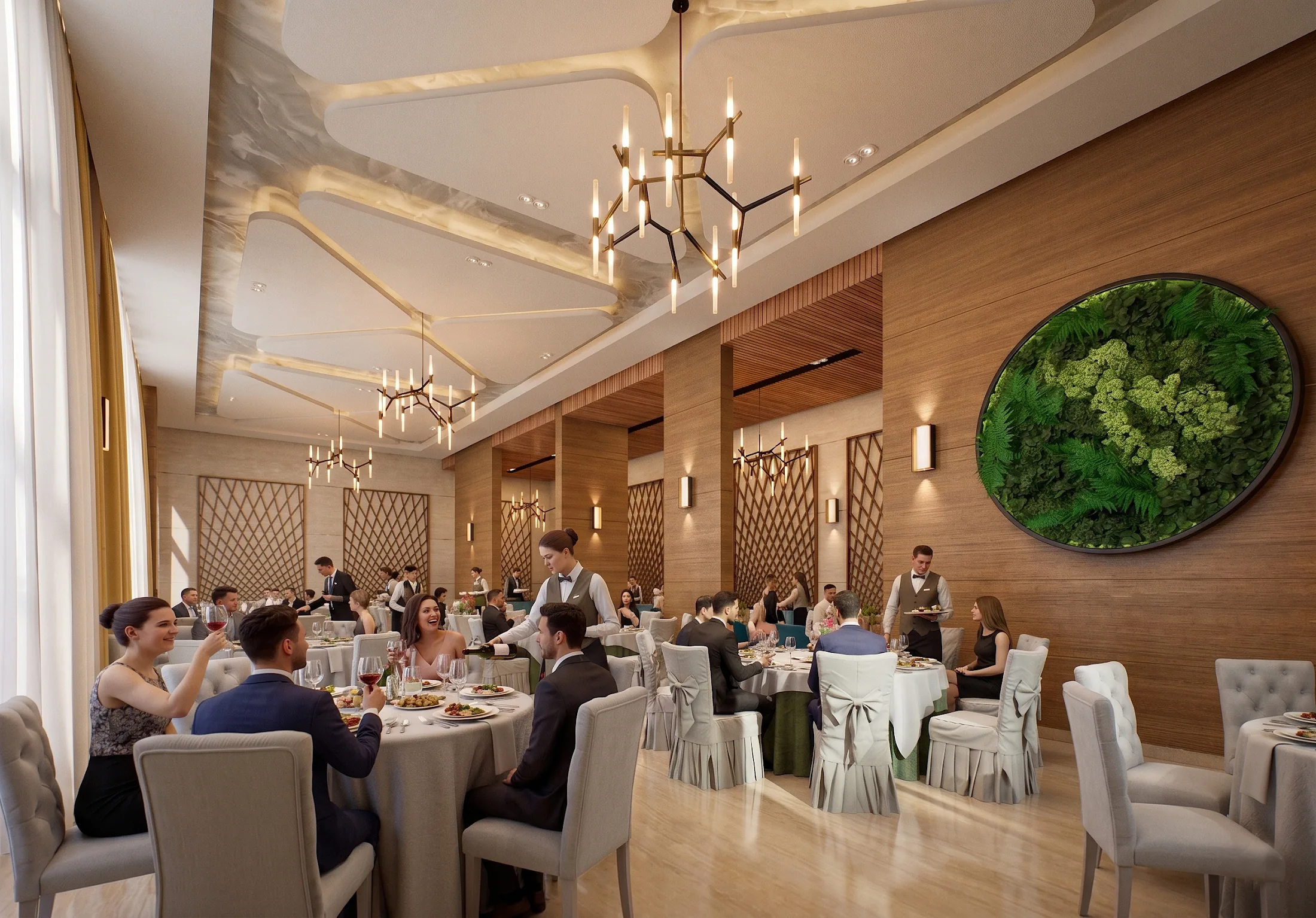 Party hall render at ANANTARA WORLD